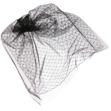 Brautschleier Netz Fascinator Hut   Haarspange Hochzeitsfeier Kopfbedeckung