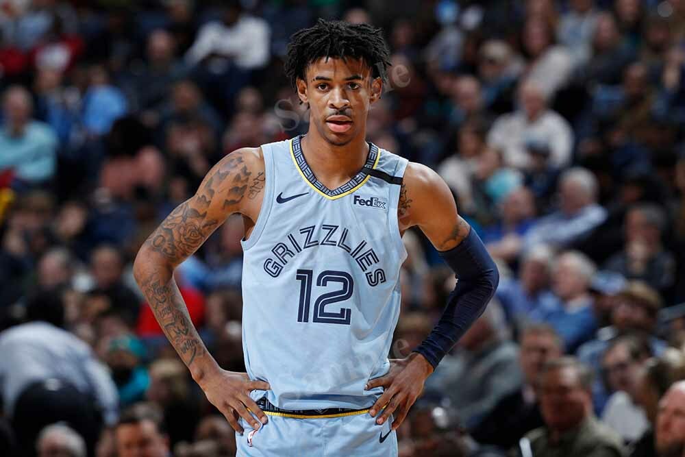 NBA Basketball Memphis Grizzlies Ja Morant High Res Wall Deco Print Photo  Poster