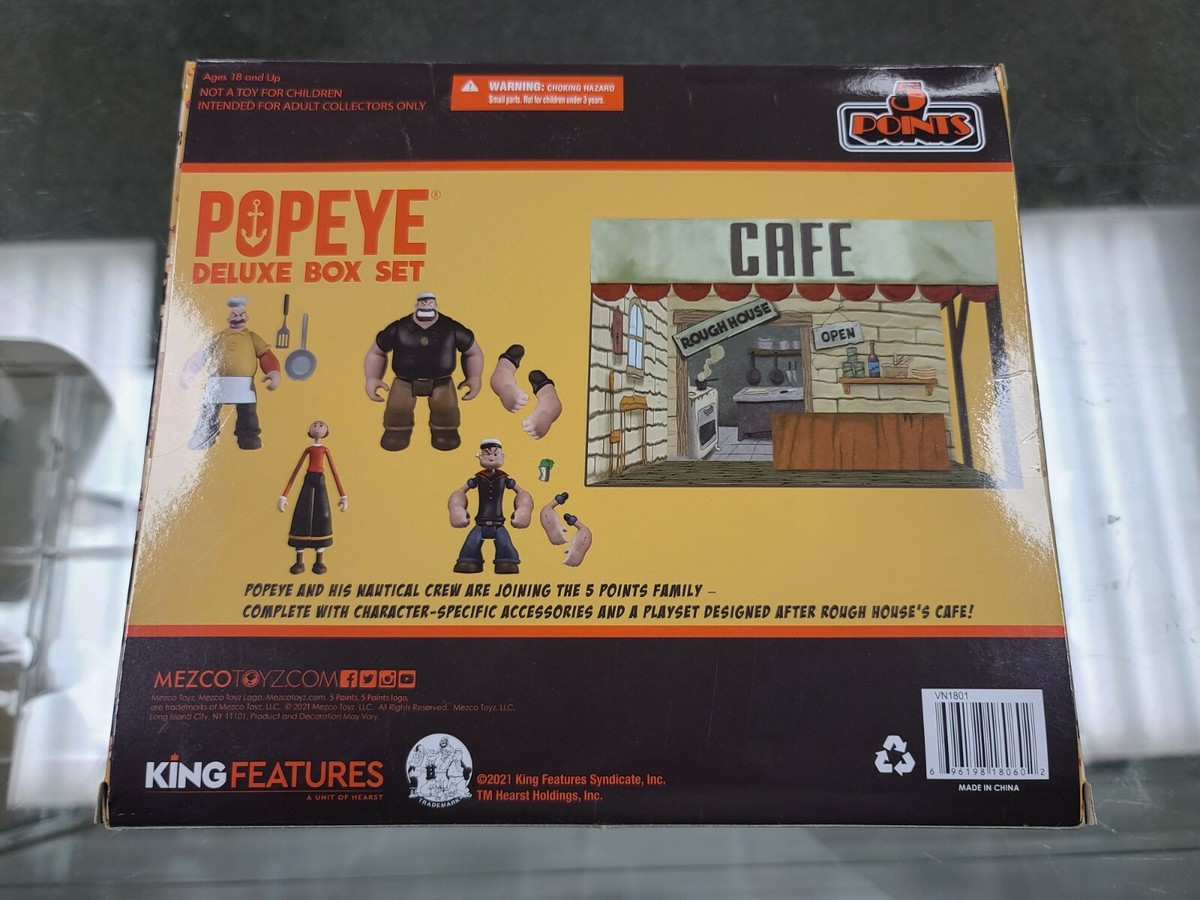 POPEYE セット売り まとめ売り19冊 Popeye DELUXE BOX SET Rough House Cafe Figure 4-Pack 5 Points