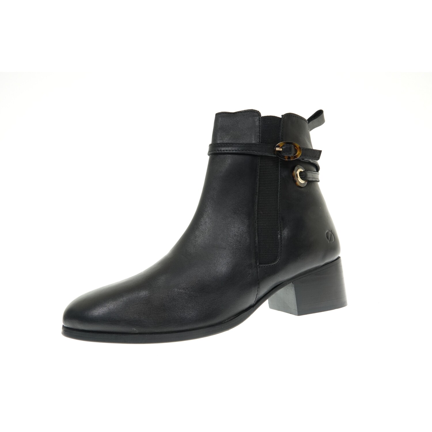 Ботинки Челси от Paul Vesterbro Stiefelette Schwarz Leder Damen Schuhe Gr. 42