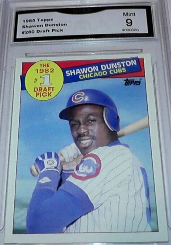 Shawon Dunston trading card