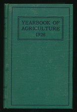 Vtg Antique 1928 Yearbook of Agriculture USDA Farming Crops US History HC Book