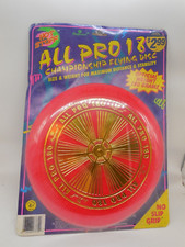 Y2 Vtg Red 90s IMPERIAL All Pro 180 Championship Flying Disc Frisbee 1995 New