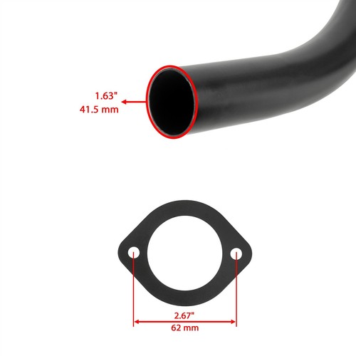 Exhaust Muffler Pipe w/ Gaskets fits Yamaha Warrior 350 YFM350X 1987 1988 - 2004 - Picture 2 of 4