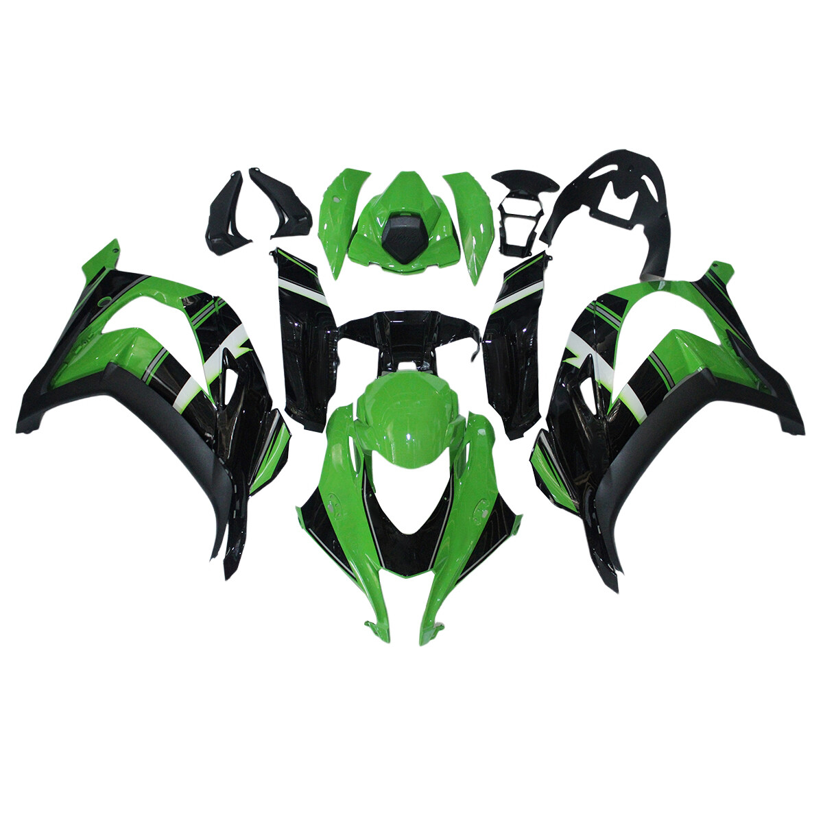 Black Green Fairings For Kawasaki Ninja ZX10R 2016-2018 2019 2020 ABS Bodywork