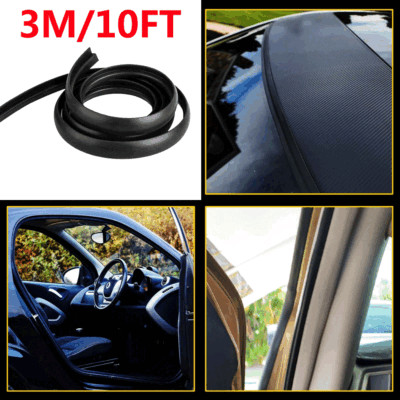 For Honda Models Car Windshield Weather Seal Rubber Trim Molding Cover 10 Feet
