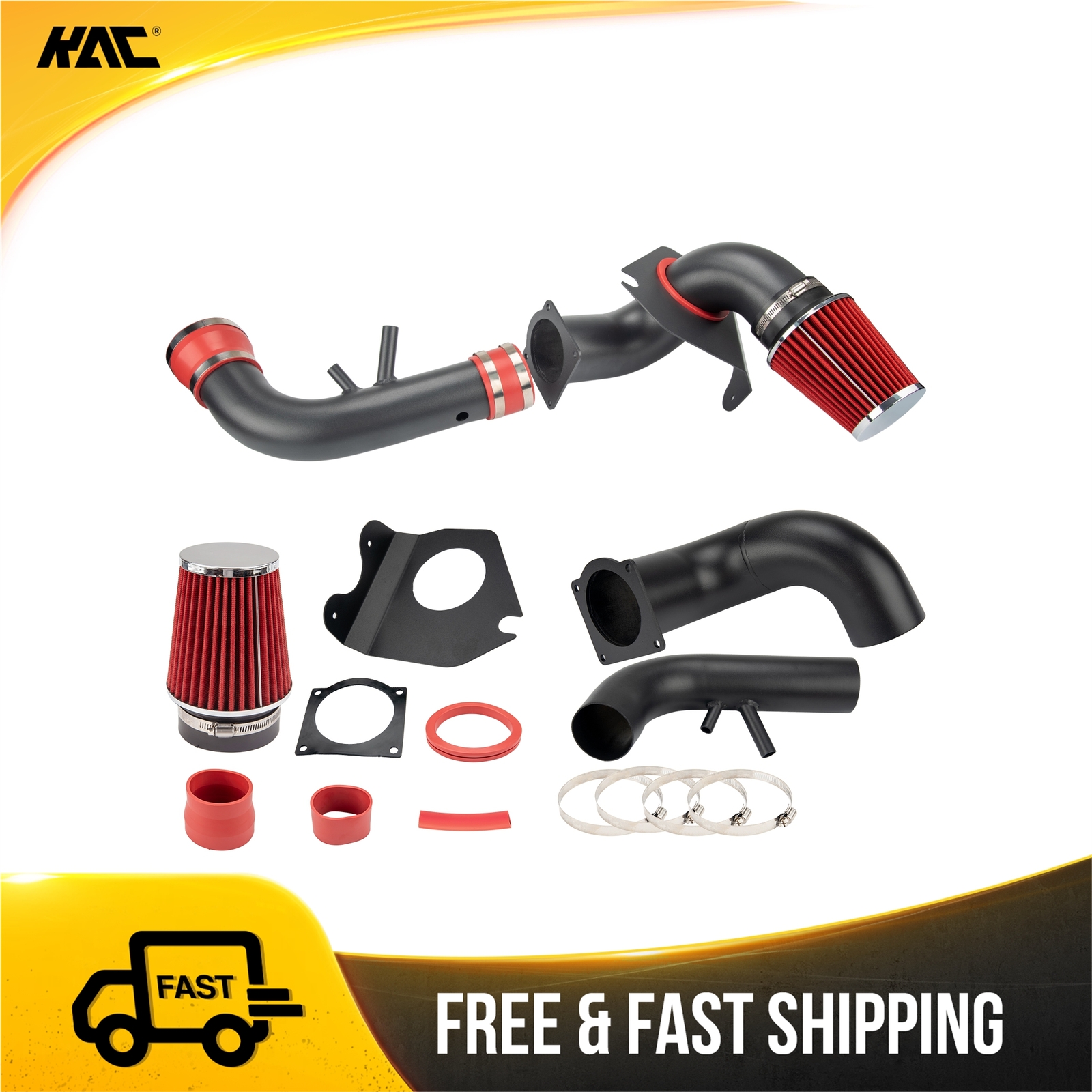 Cold Air Intake System Kit For Ford GT 00 02 Ford 4.6L 1996-99 2001 2003-2004