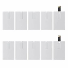Lot 10 Credit Card USB Flash Drive 1GB - 128GB Wallet Bank Card Memory Pack