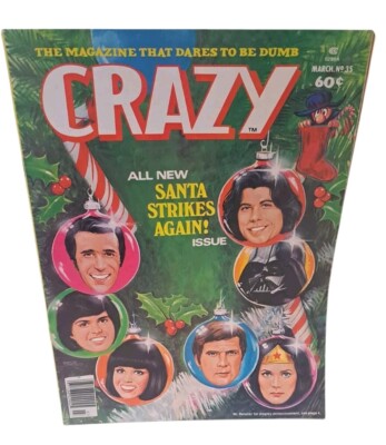 Crazy Comic Magazine Marvel #35 Santa Strikes Again March 1978 Stan Lee