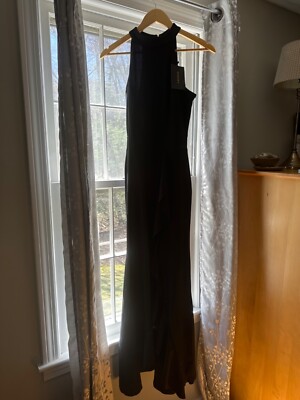 Black floor length dress formal wedding as guest Woosea Floor length dress | eBay Black floor length dress formal wedding as guest Woosea Floor length dress | eBay