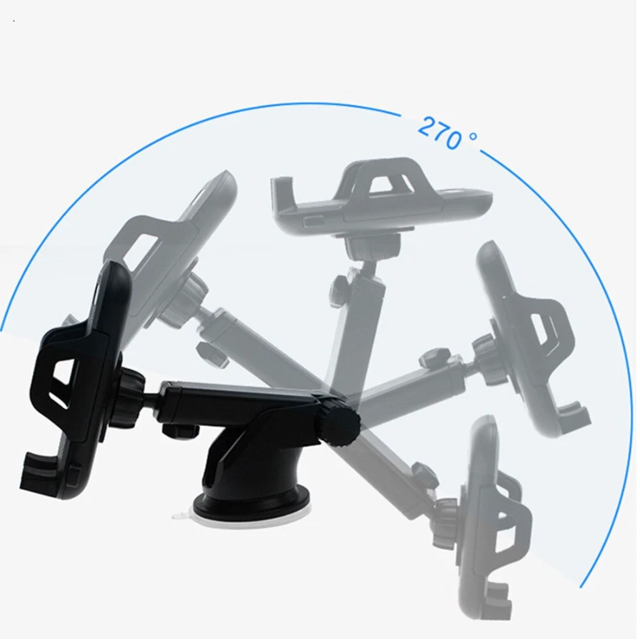 Universal 360° in Car Phone Holder Windscreen Dashboard Mount Any Mobile Phones - Image 3 of 4