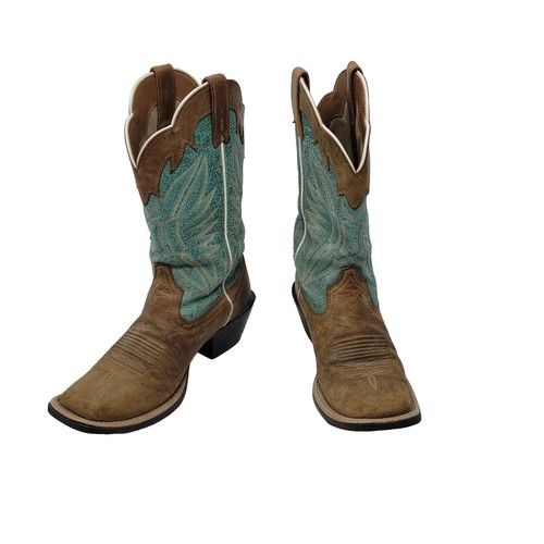 2932 Bottes Boulet Western Country Bout Medium Marron Femme | La Joya Western Strasbourg