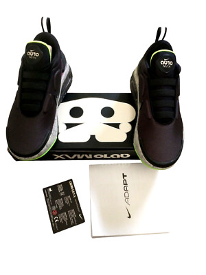 Nike Adapt Auto Max Black Fireberry Green Auto Lace CZ6804-001 Mens 4/ wmn 5.5