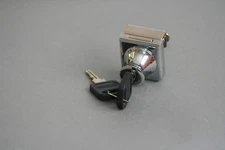 Glass cabinet / display locks, no drill, keyed same 1/4" thick glass, C407-5-110