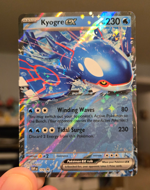 Pokmon TCG Kyogre ex SVP 178 Scarlet & Violet Black Star Promo NM/M | eBay
