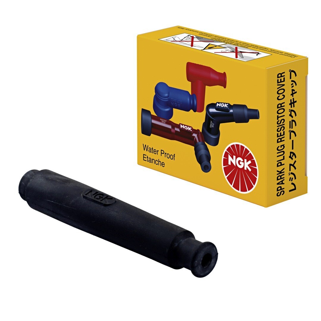 Tube de bougie droit noir NGK 8392 pour allumage moto