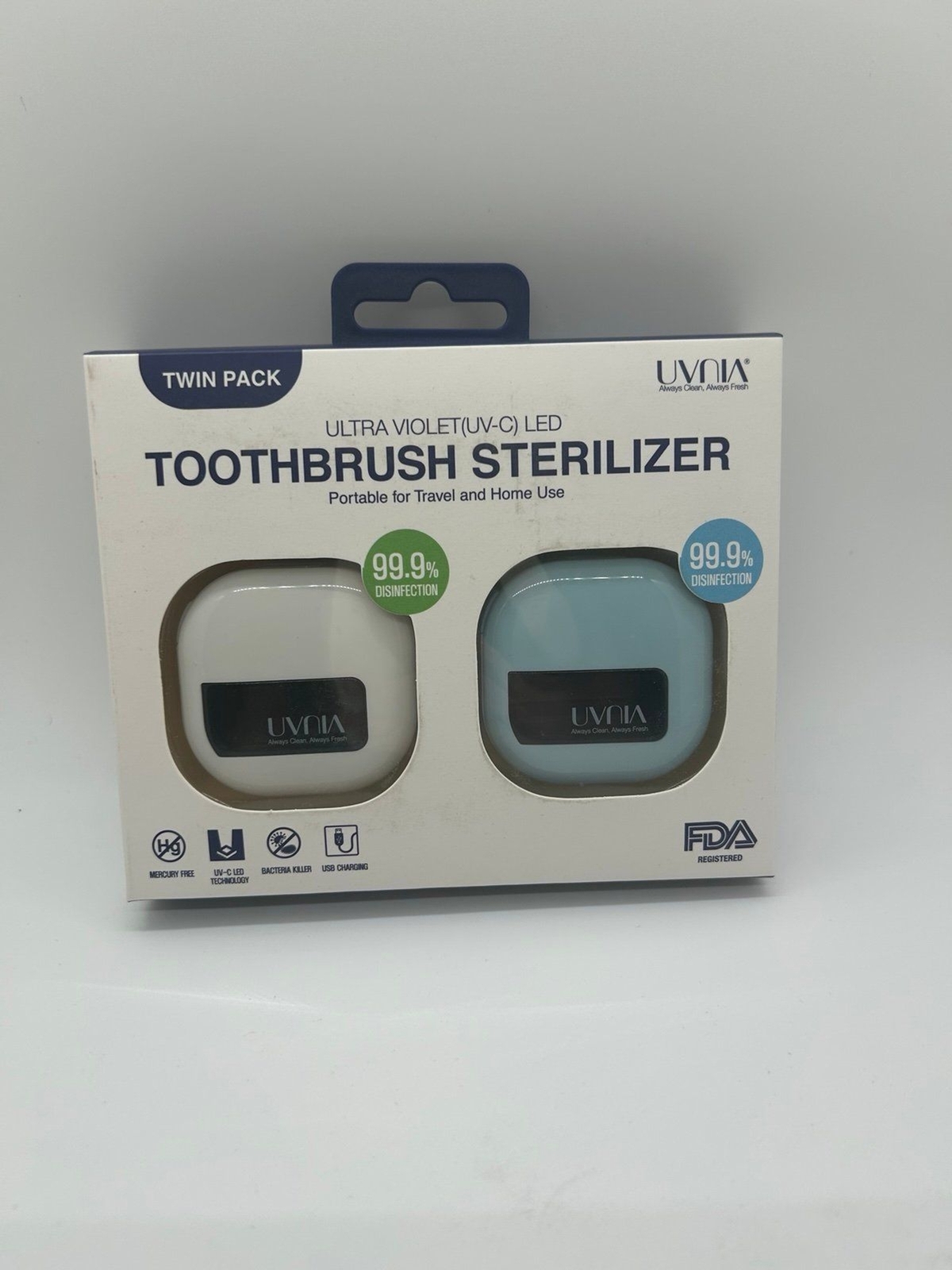 Toothbrush sanitizer set of 2