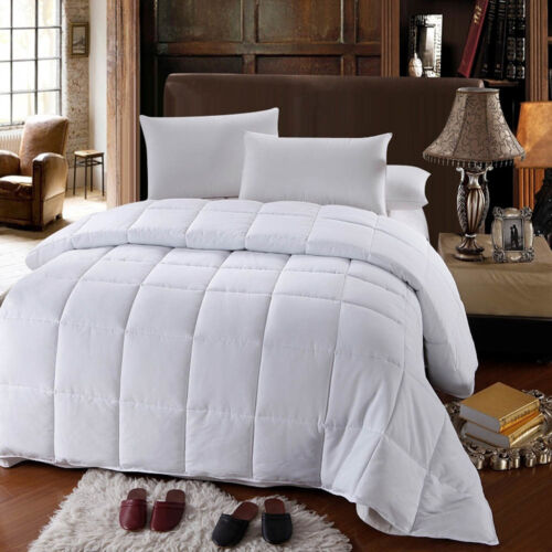 Luxurious Full / Queen Size All Season Down Alternative Comforter Box Stitched - Picture 1 of 2