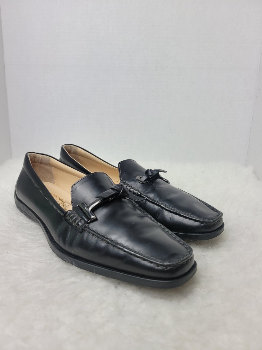 Tod's T Timeless Leather Women's Penny Loafer Slip On Driving