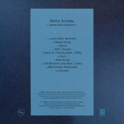 ÓLAFUR ARNALANDS---''Some Kind Of Peace''---(CD)---NEU & OVP