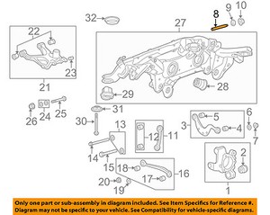 Buick GM OEM 08-17 Enclave Rear Suspension-Adjust Bolt ...