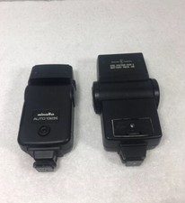 Vivitar and Minolta Auto 132X Flash  Camera Flash Lot of 2