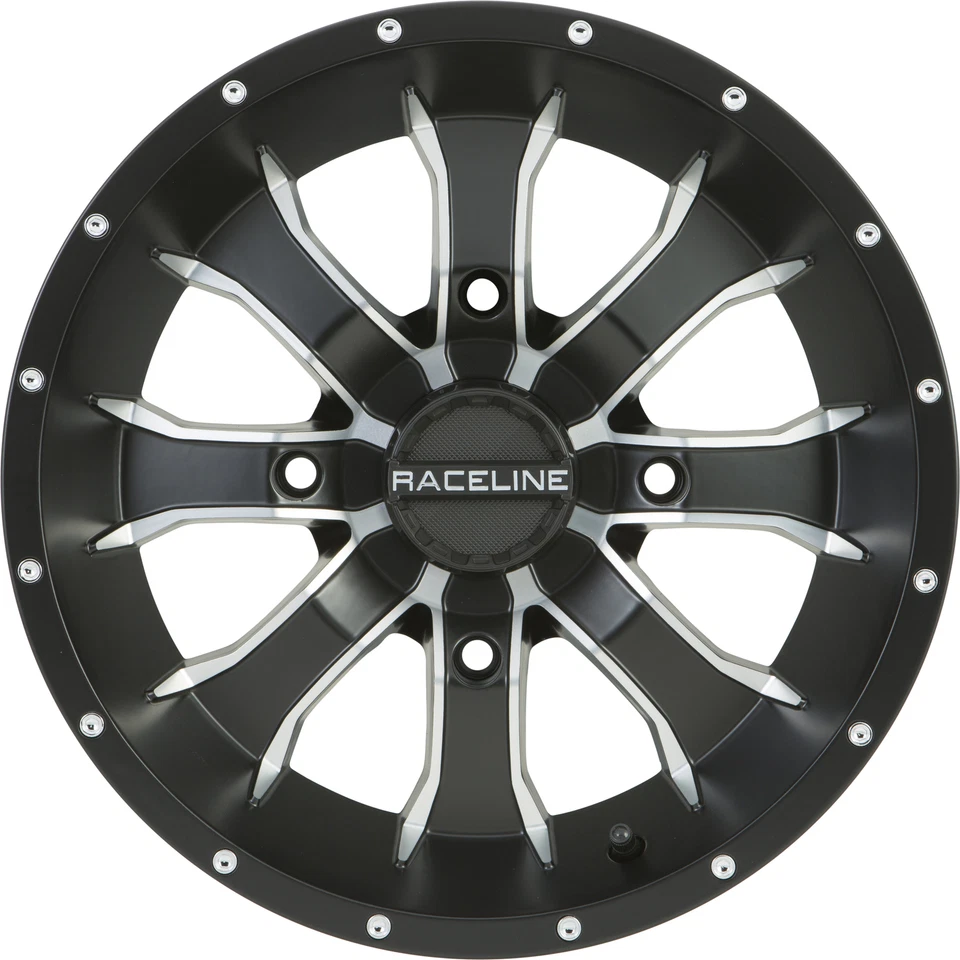 Mamba Beadlock Wheel Black Machined 14X7 4/110 5+2 Raceline A7747011-52 - Image 2 of 2