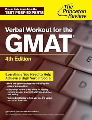 Verbal Workout for the GMAT, 4th - Paperback, by The Princeton Review - Good o