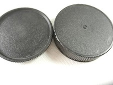 LEICA ORIGIONAL BODY CAP AND LENS REAR CAP SET