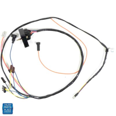 1968 Camaro Engine Wiring Harness HEI V8 Small Block With Warning Lights EA
