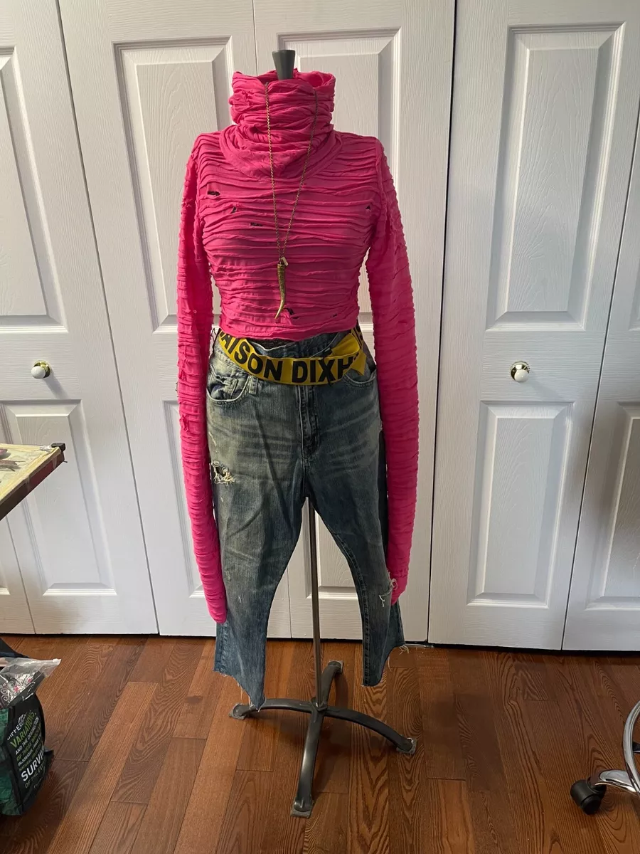 Neon clearance turtleneck pink