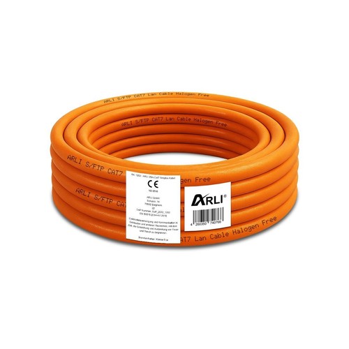 25m Cat7 Verlegekabel Netzwerkkabel + Netzwerkdose Cat6a Dose Lan Cat 7 Kabel - Bild 10 von 11