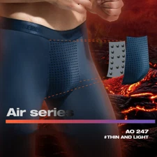 Men's Thermal Pants Thin Warm Slim Leggings Winter Underwear Long Johns Solid