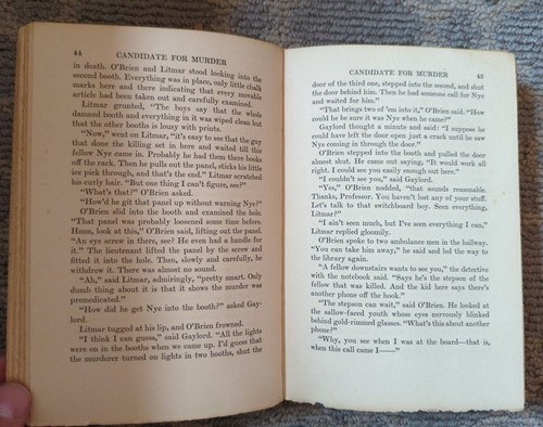 Candidate for Murder by Mortimer Post 1936 First Edition - Picture 6 of 12