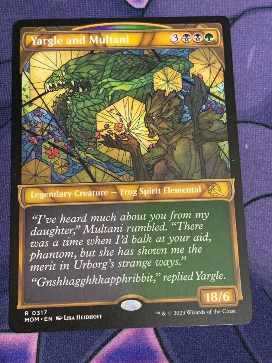 C1966 MAGIC GATHERING MTG YARGLE AND MULTANI #0317 MARCH MACHINE