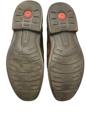 ECCO Slip On Loafers Mens 43 Brown Leather Moc Toe Shock Point Gorpcore Casual Men main image 2