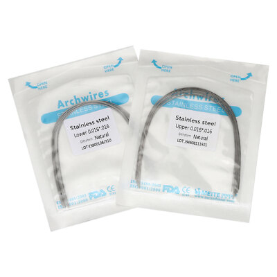 10-pack Ortho Arch Wires Stainless Steel Rectangular Ovoid Form Dental 10pc/ pack