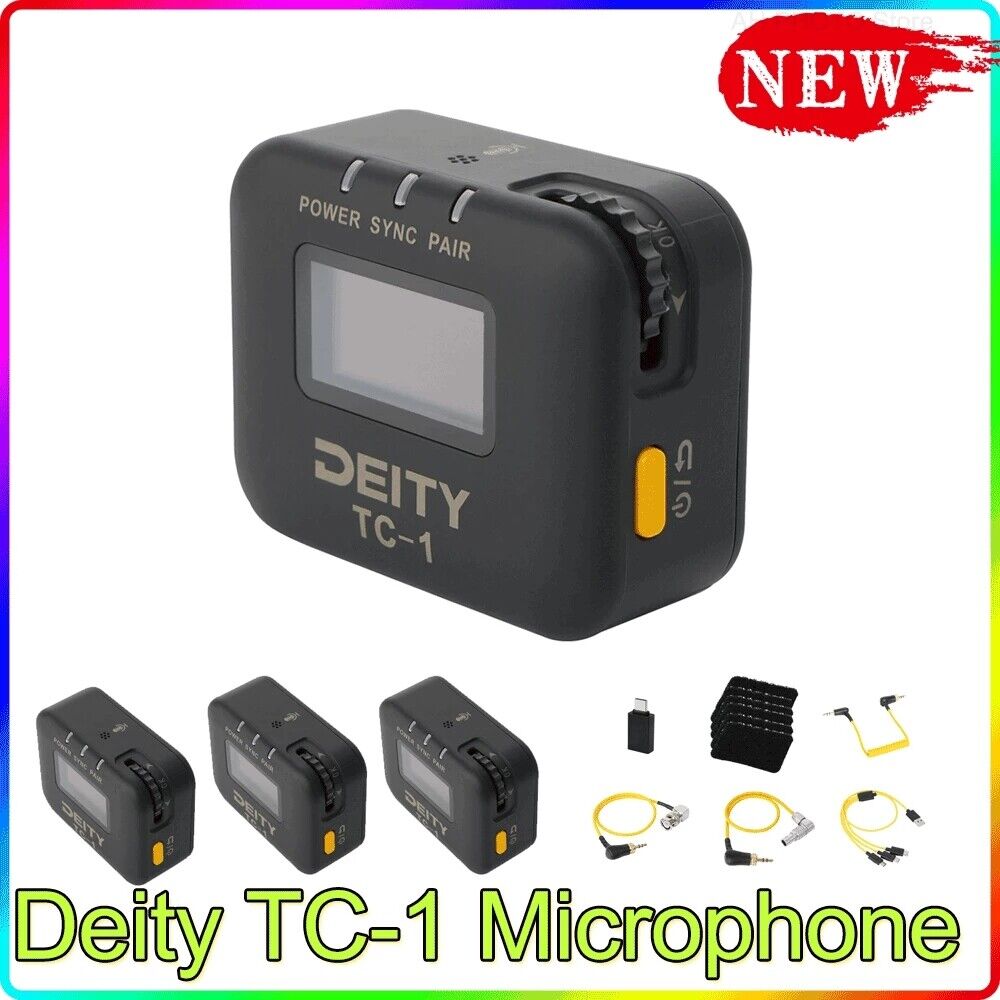 DEITY TC-1 Kit Wireless Timecode Box Generator Microphone Time Coder Recording DEITY TC-1 Kit Wireless Timecode Box Generator Microphone Time Coder Recording