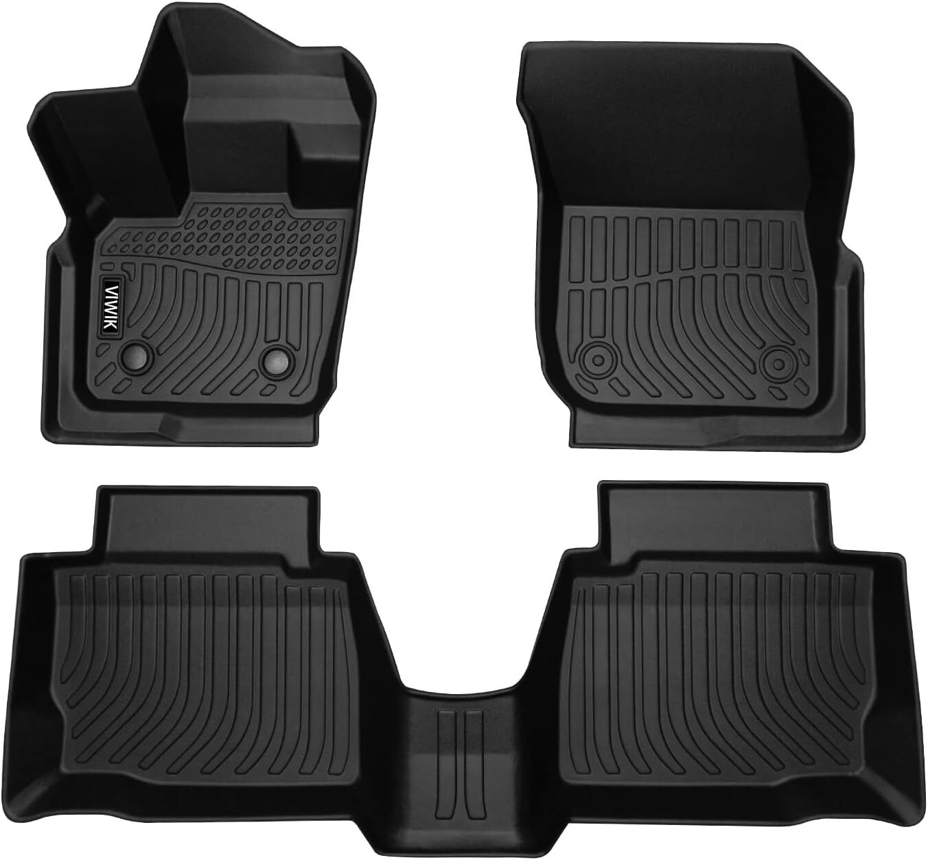 TPE 3D All-Weather Floor Mats for Ford Fusion Lincoln MKZ 2017-2020