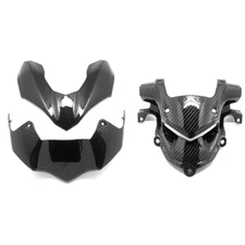 Front Headlight Turn Signal Fairing Carbon Fiber For Kawasaki Z 900 2017-2019