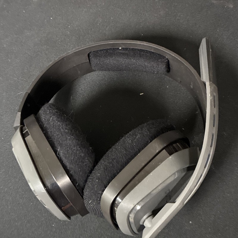 A100 On-Ear Headband Headset Black/Gray Double Earpieces 3.5mm Jack