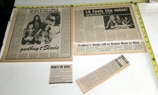 SLADE Vintage Original 5pc Lot UK Newspaper Article 1973 Glam Rock Noddy Holder
