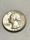 Eleven XF+ Circulated 1964 Washington Quarters 90% Silver - Mints = 7 P & 4 D