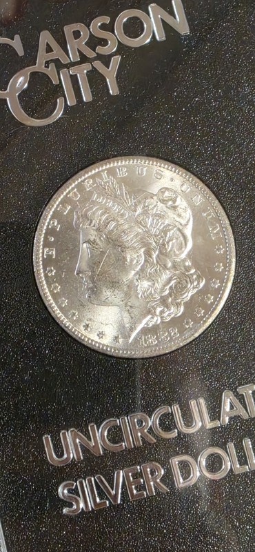 1882-CC $1 Morgan Silver Dollar