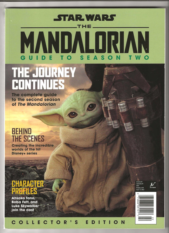 STAR WARS THE MANDALORIAN GUIDE TO SEASON TWO MAGAZINE GROGU AHSOKA TANO