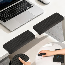 L-Shaped Desk Elbow Pad,Memory Foam Desk Edge Cushion for Armrest Support,2-Piec