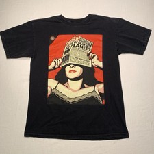 Vintage Obey Graphic Print Art Shirt Mens Medium Street Wear Tee Shepard Fairey