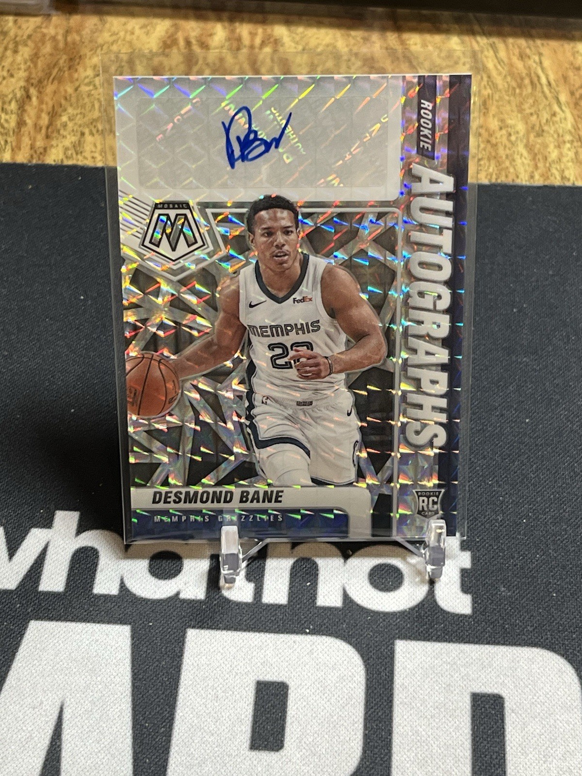 2020-21 Panini Mosaic Prizm #RA-DES Desmond Bane Grizzlies RC Rookie AUTO
