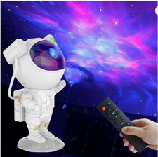 Astronaut Galaxy Projector Starry Night Light LED Lamp Nebula Room Decor Remote