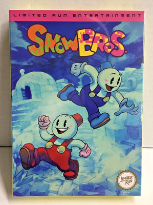 NEW sealed SNOW BROS Nintendo NES LRG Limited Run Games REISSUE Brothers CLASSIC